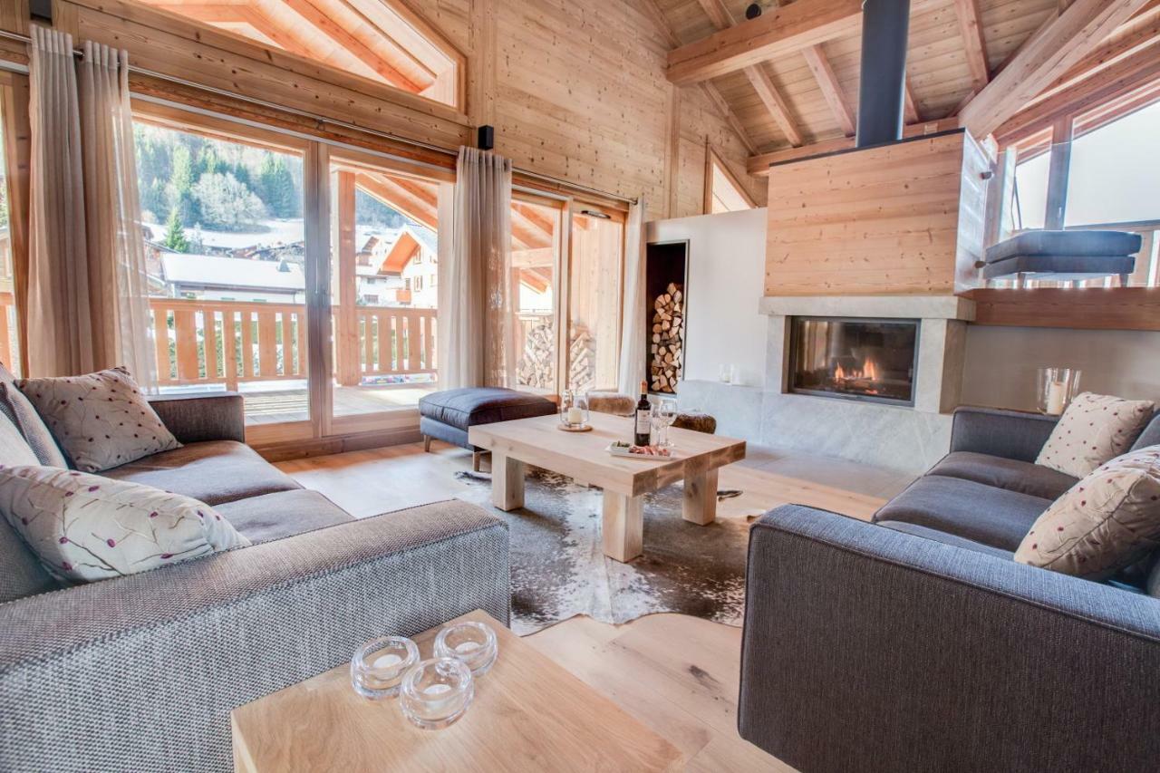 Les Roches Noires Villa Morzine Exteriör bild